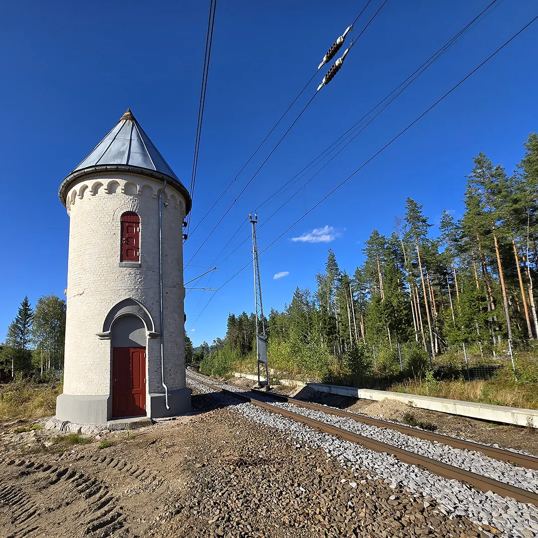 antikvarisk rehabilitering av stryken vanntårn