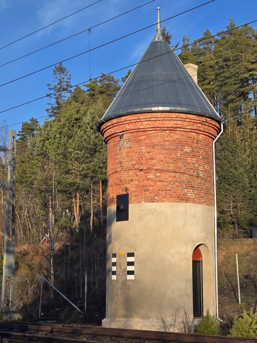 Vanntårnet ved Skotterud stasjon