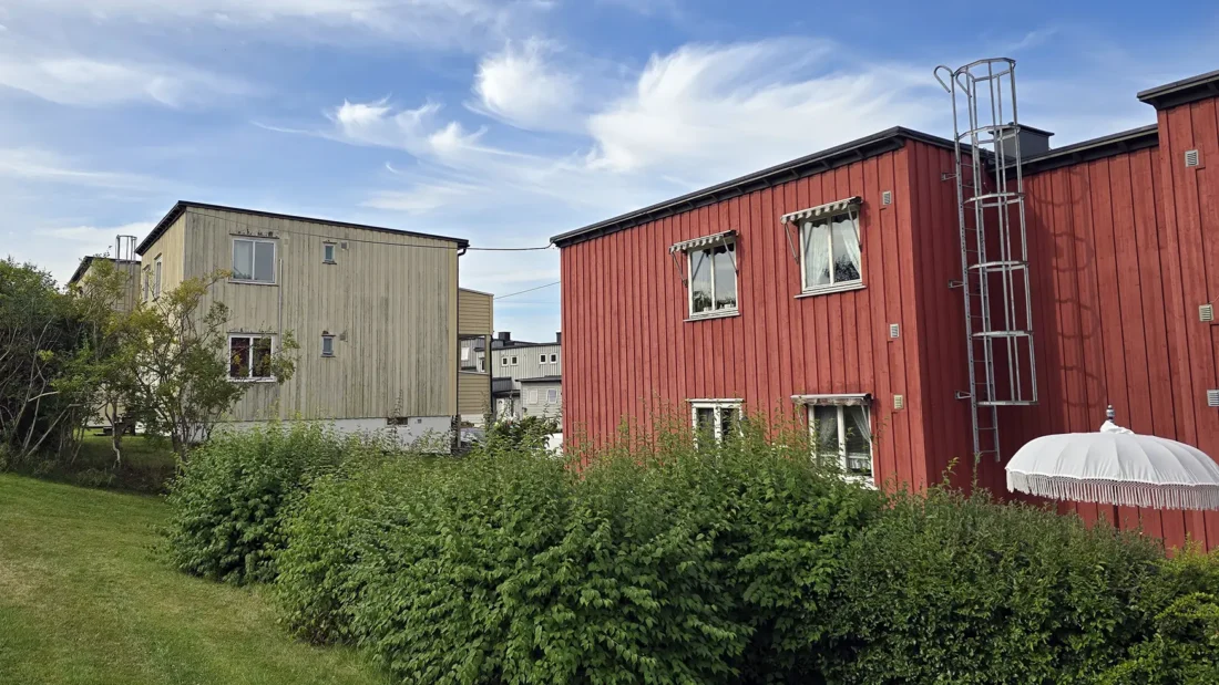 Ett av firemannsboligene i borettslaget Abellund i Oslo.